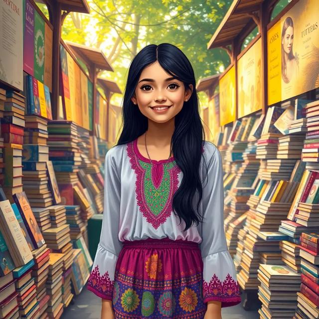 غلاف الكتاب القصة بعنوان: فتاة تبحث عن القصص السحرية