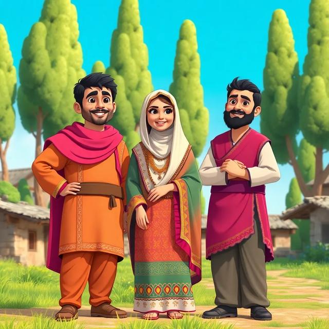 غلاف الكتاب القصة بعنوان: قصة الأبطال الثلاثة
