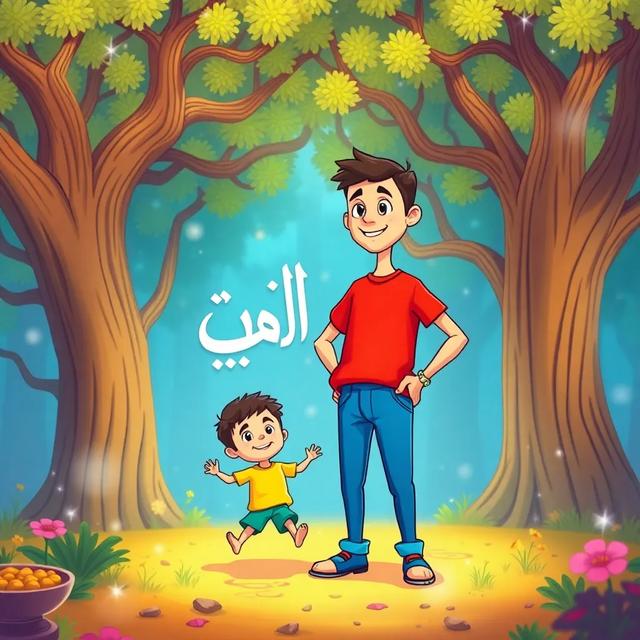غلاف الكتاب القصة بعنوان: قصة الجملة الاسمية