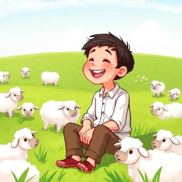 غلاف الكتاب القصة بعنوان: قصة الراعي الكذاب
