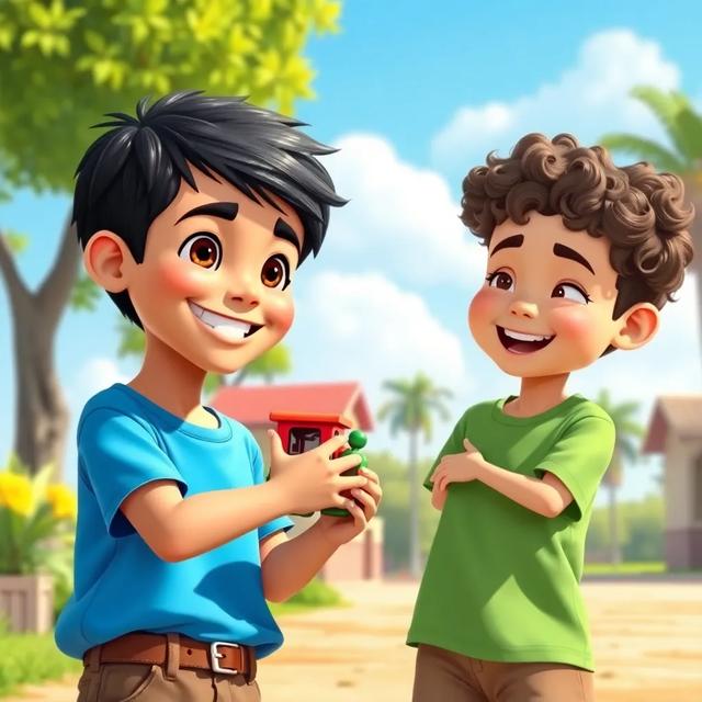 غلاف الكتاب القصة بعنوان: قصة الصديقان