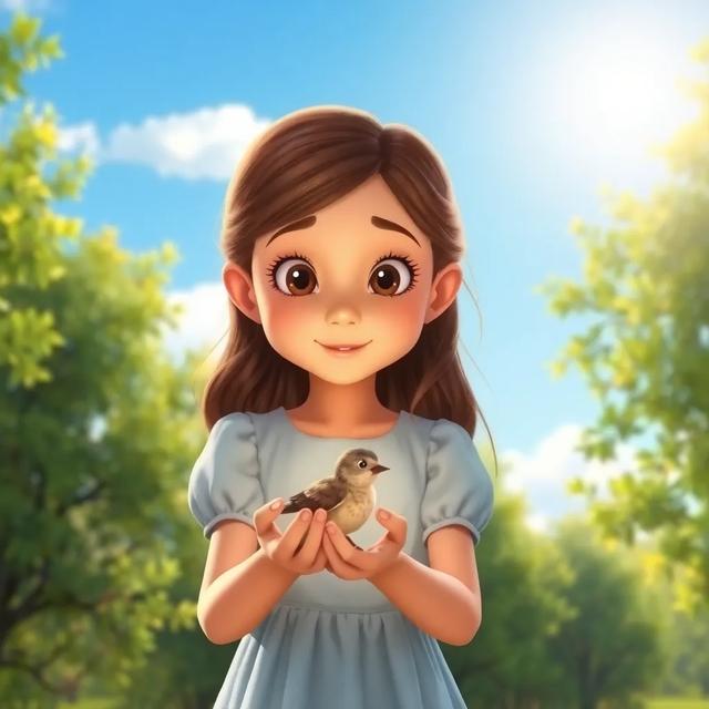 غلاف الكتاب القصة بعنوان: قصة العصفور الجريح