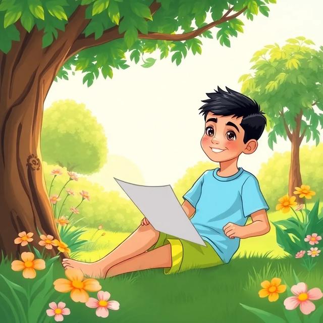 غلاف الكتاب القصة بعنوان: قصة صنع قصة مصورة بالذكاء الاصطناعي