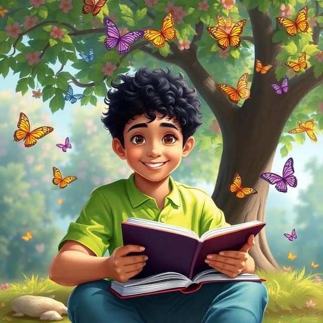 غلاف الكتاب القصة بعنوان: قصة عن اللغة العربية