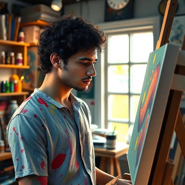 غلاف الكتاب القصة بعنوان: لوحة بلا ملامح