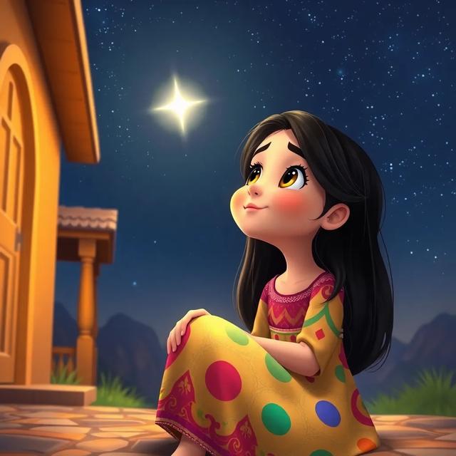 غلاف الكتاب القصة بعنوان: ليلى والنجمة الّلي تاهت