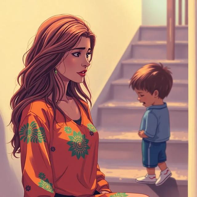 غلاف الكتاب القصة بعنوان: مرتضى والأم الجميلة