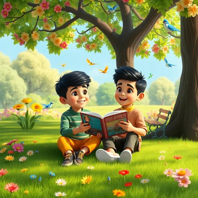 غلاف الكتاب القصة بعنوان: مغامرات أحمد وعلي