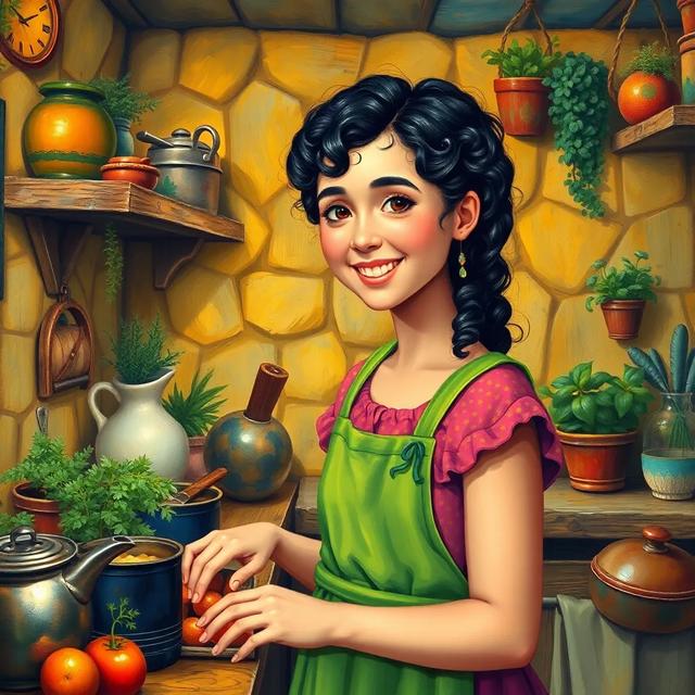 غلاف الكتاب القصة بعنوان: مغامرات سارة في المطبخ