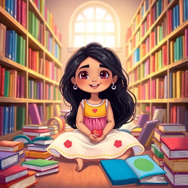 غلاف الكتاب القصة بعنوان: مغامرات ليلى في عالم الكتب السحري
