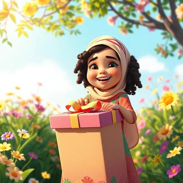Portada del libro de la historia titulada: مغامرة عيد ميلاد ميثة