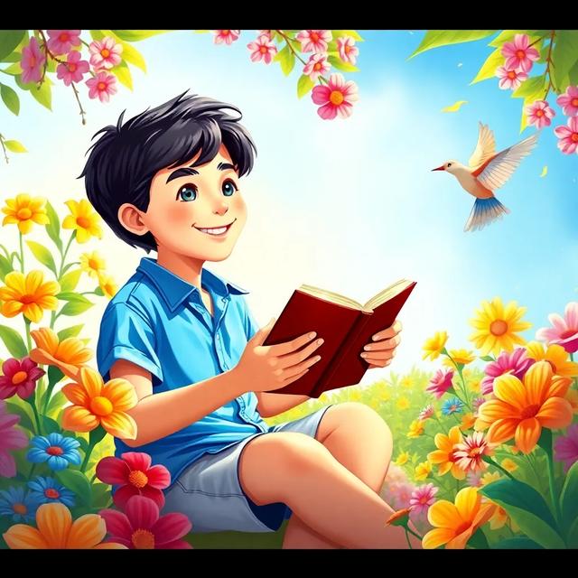غلاف الكتاب القصة بعنوان: مغامرة في عالم اللغة العربية