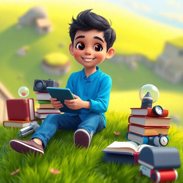 غلاف الكتاب القصة بعنوان: منصور العبقري