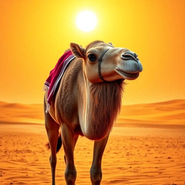 غلاف الكتاب القصة بعنوان: موسوعة علمية عن الجمل السعودي