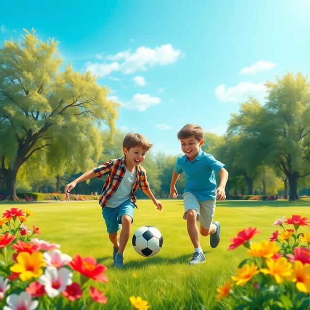 غلاف الكتاب القصة بعنوان: نلعب أنا وأخي