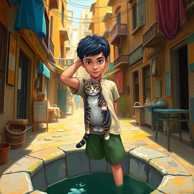 غلاف الكتاب القصة بعنوان: نور الطفل الخارق