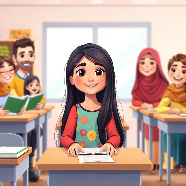 غلاف الكتاب القصة بعنوان: هاجر وتعلم الرسم