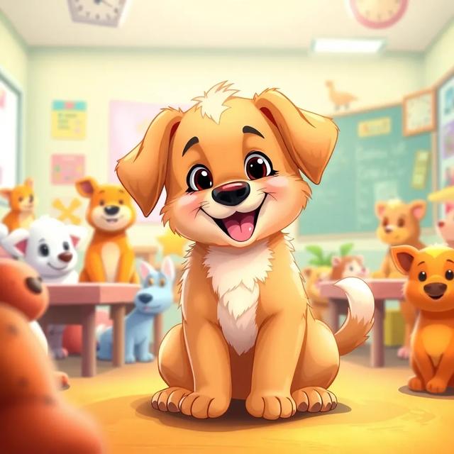 Capa do livro da história intitulada: A Aventura de Lila, a Cachorrinha Desobediente