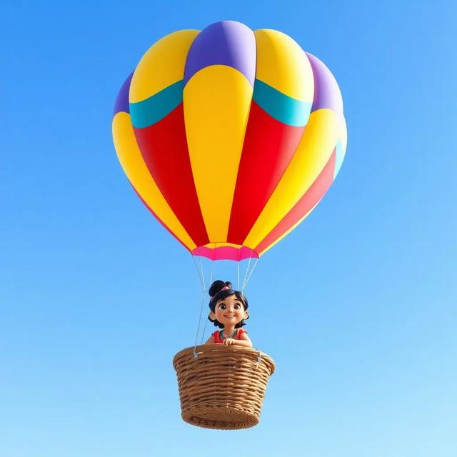 Capa do livro da história intitulada: A Aventura do Balão Colorido
