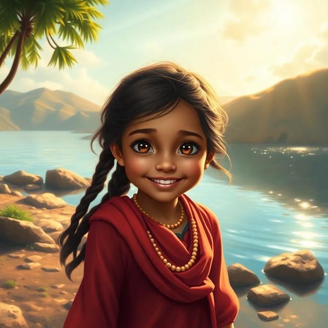 Book cover of the story titled: A Day with the Lake Spirits