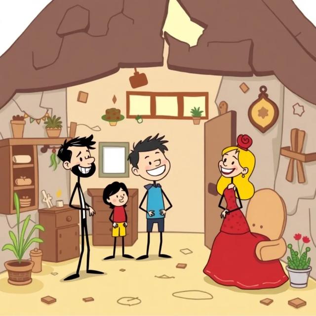 Book cover of the story titled: A Wacky Day in the Stix Family