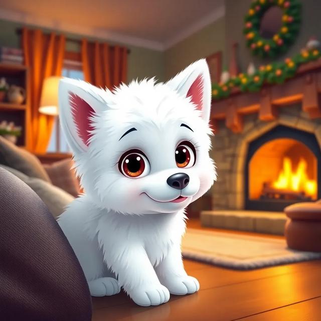 Book cover of the story titled: A Warm Winter Night