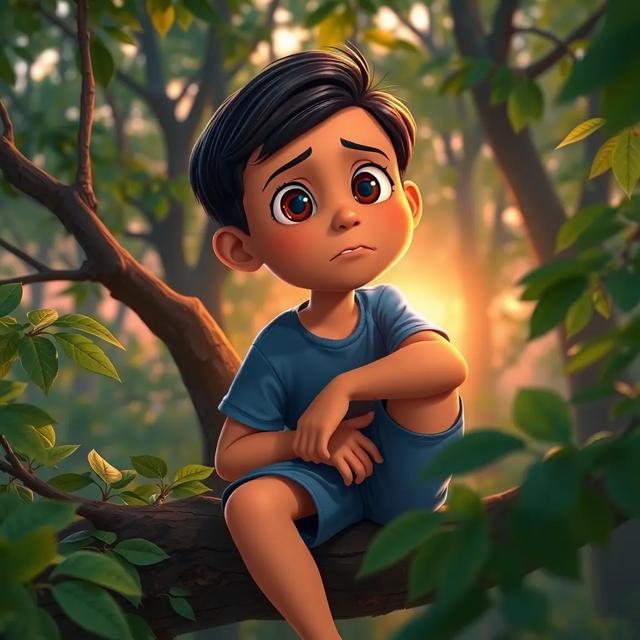 Book cover of the story titled: Ahmed's Journey in the Forest
