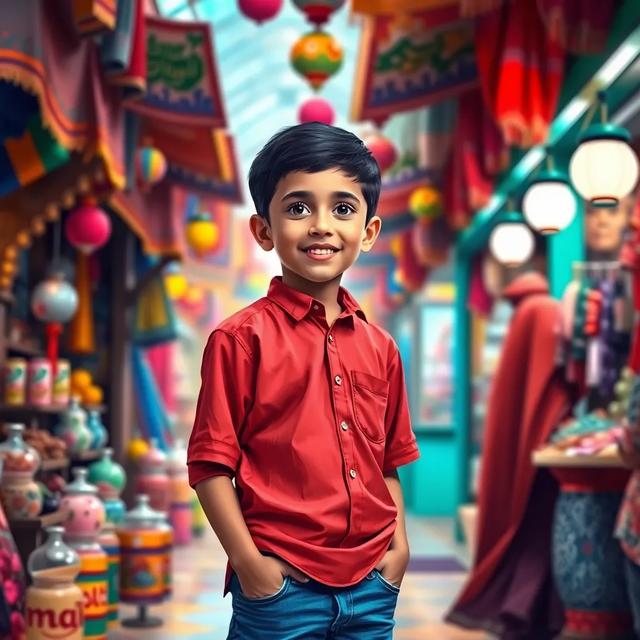 Book cover of the story titled: Ali's Adventure in the Souq