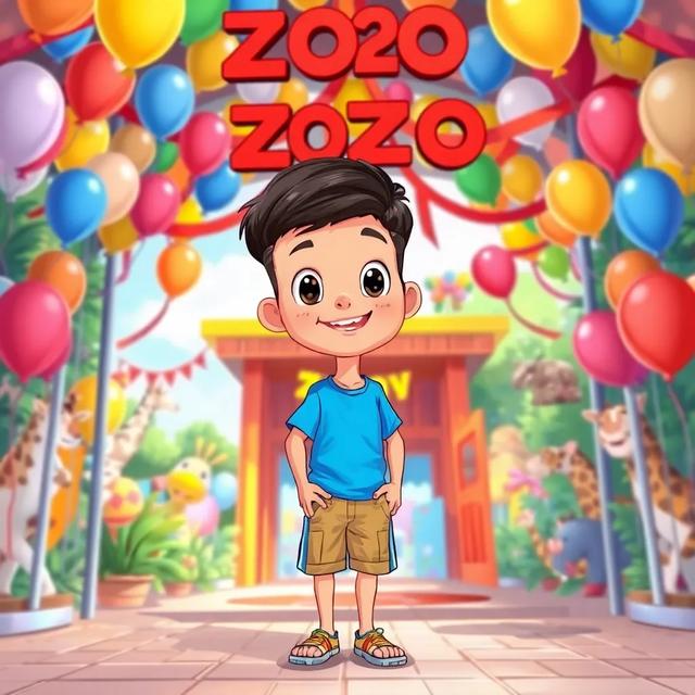 Book cover of the story titled: Ali's Big Zoo Adventure