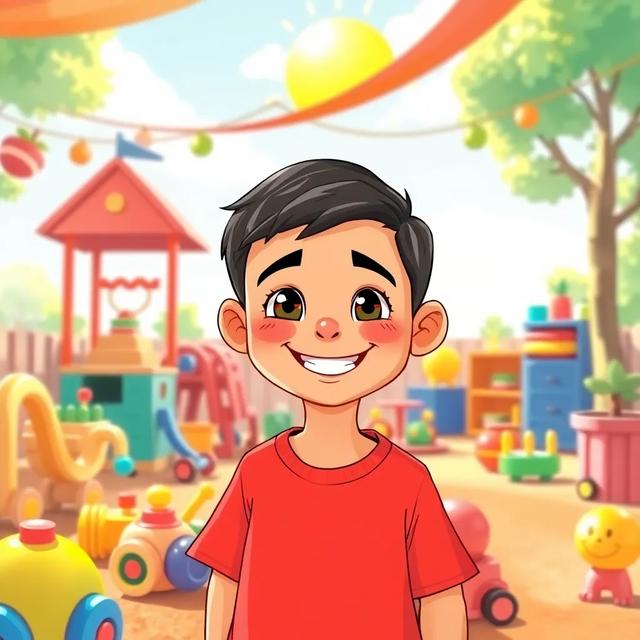 Book cover of the story titled: Ali's Fun Day at Nursery