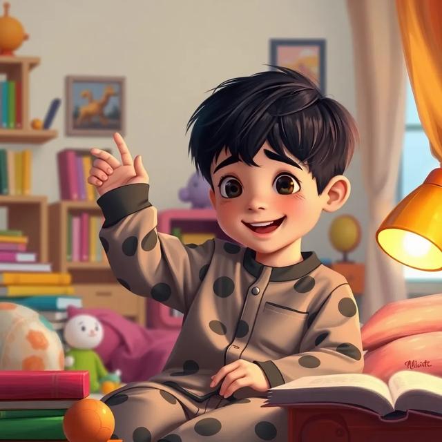 Book cover of the story titled: Ali's Night of Adventures