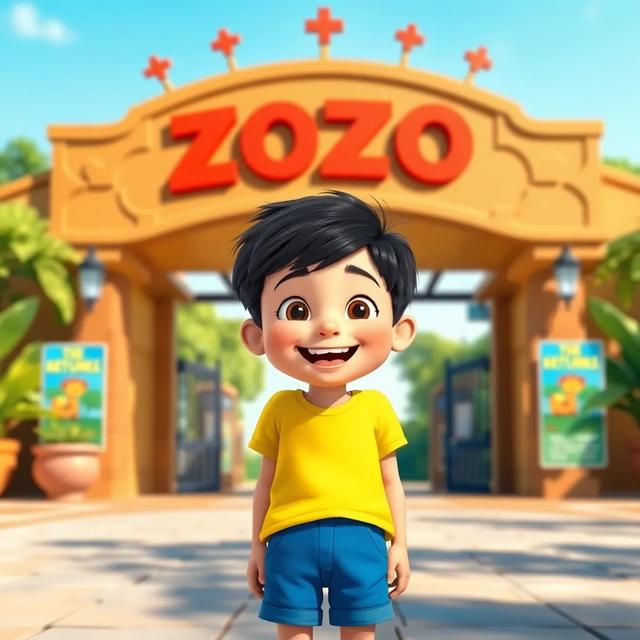Book cover of the story titled: Ali's Zoo Adventure