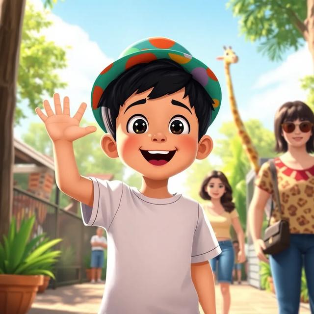 Book cover of the story titled: Ali's Zoo Adventure