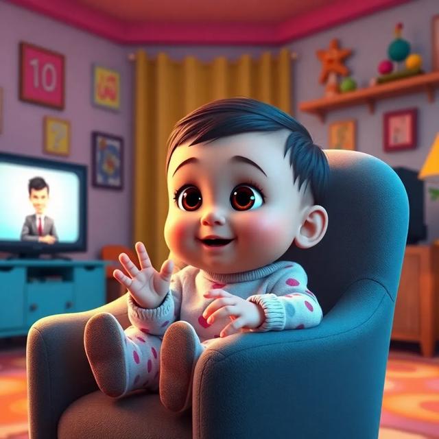 Book cover of the story titled: Baby's Giggles with Mr. Bean