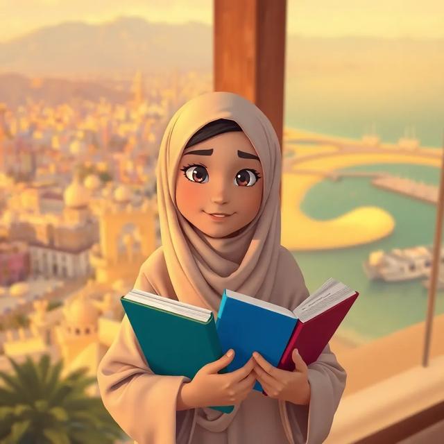 Book cover of the story titled: Bashayer and the Translation Challenge