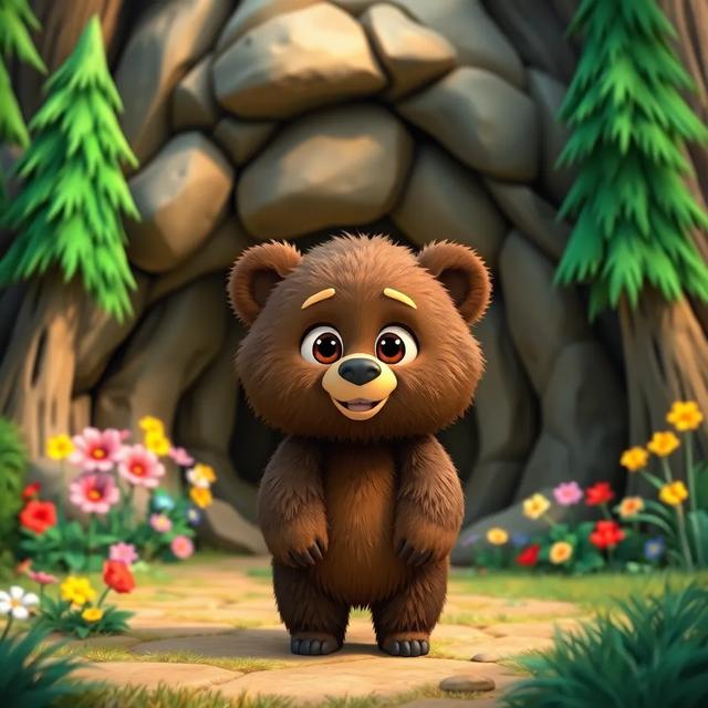 Book cover of the story titled: Billy the Brave Little Bear
