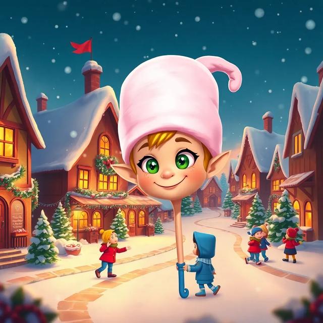 Book cover of the story titled: Brooklyn, Ivorie, and the Magical Christmas