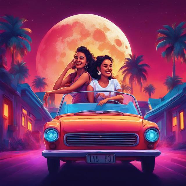 Portada del libro de la historia titulada: Carmencita y Blanca bajo la Luna
