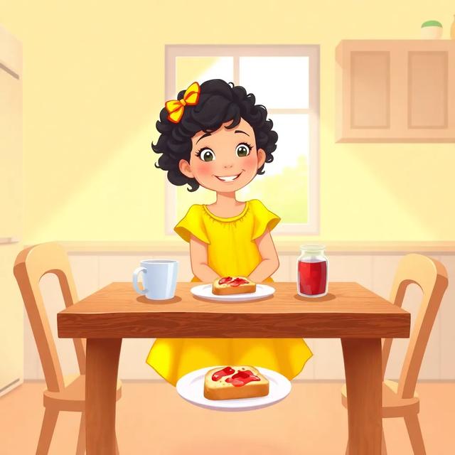 Book cover of the story titled: Cece and JJ's Breakfast Surprise