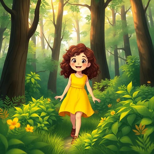 Book cover of the story titled: Charlotte and the Forest Guardian