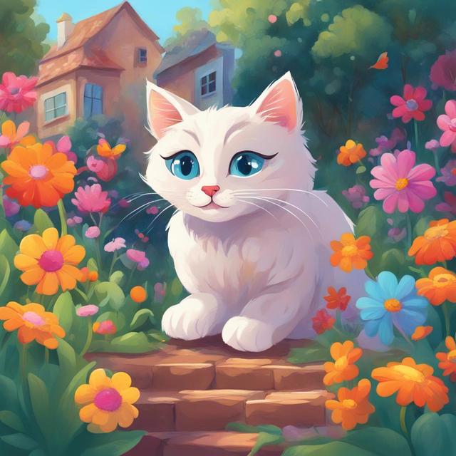 Book cover of the story titled: Cinderella the Cat and the Lionesses