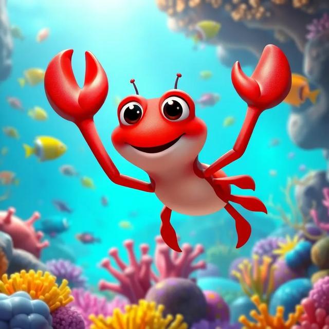 Book cover of the story titled: Clara the Crab's Adventure