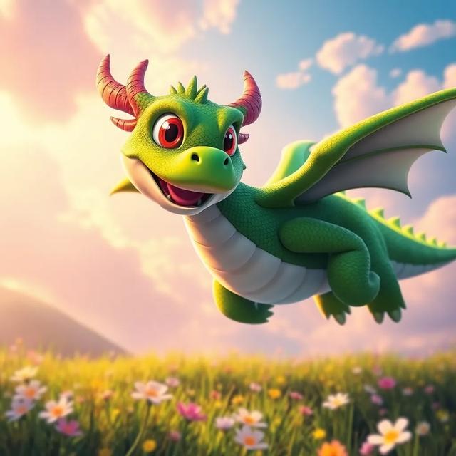 Book cover of the story titled: Darren the Dragon's New Dream