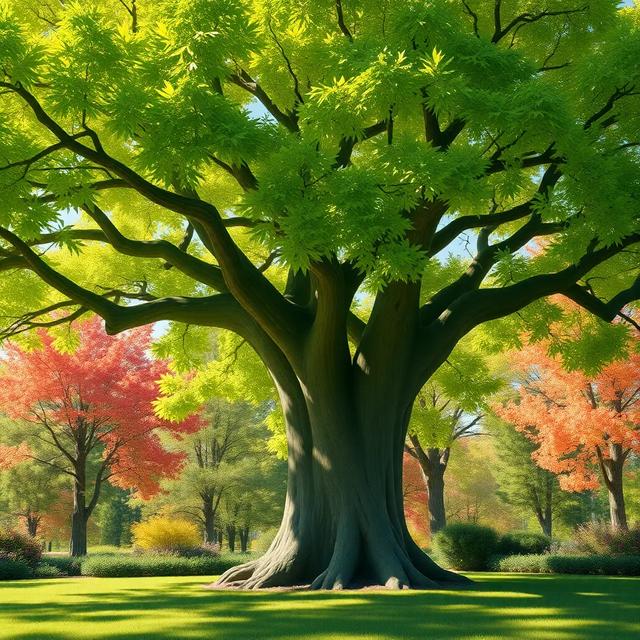 Portada del libro de la historia titulada: El árbol amigable