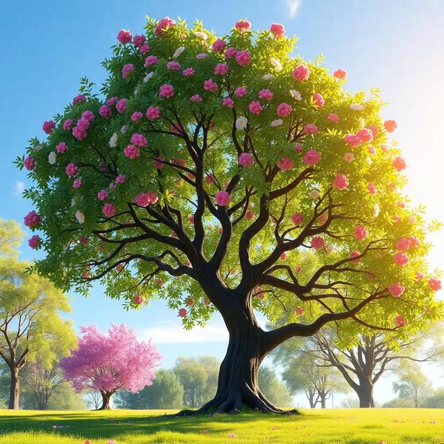 Portada del libro de la historia titulada: El árbol de los deseos