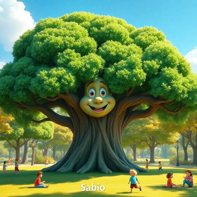 Portada del libro de la historia titulada: El árbol que habla