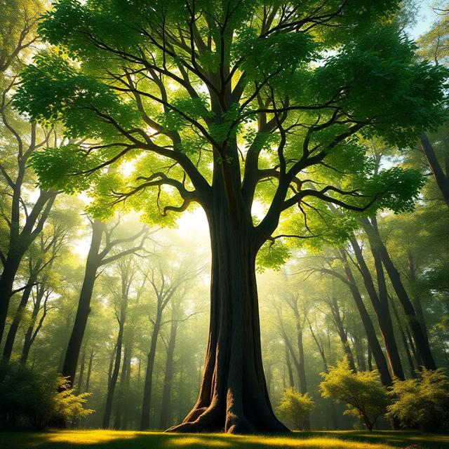 Portada del libro de la historia titulada: El árbol que quería ser amigo