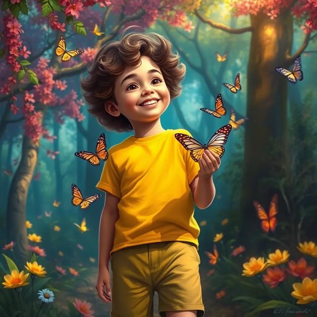 Portada del libro de la historia titulada: El Bosque de Kaleb y Alo