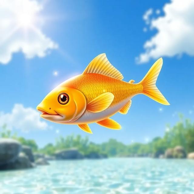 Portada del libro de la historia titulada: El cuento del pez dorado