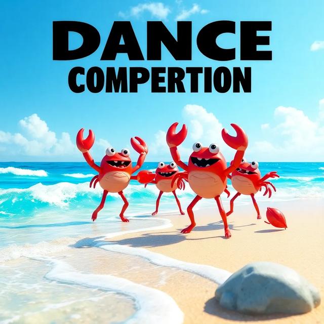Portada del libro de la historia titulada: El día que los cangrejos bailaron